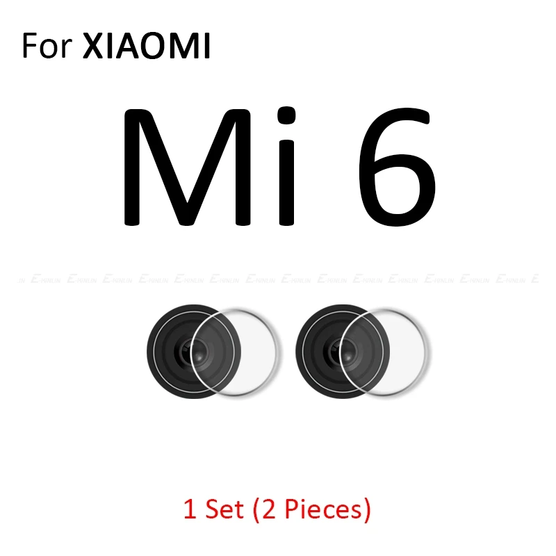 For XiaoMi Mi 6 Задняя Камера защитная крышка объектива закаленное Стекло чехол для Xiaomi mi 9 8 до 9 лет A3 A2 Lite Red mi Note 8, 7 6 5 10 Pro 6A S2 mi x Max 3 - Цвет: For XiaoMi Mi 6