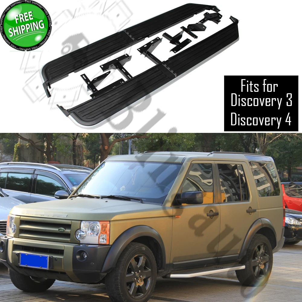 Подходит для Land Rover Discovery 3 LR3 4 LR4 алюминиевая Беговая плата боковая ступенчатая