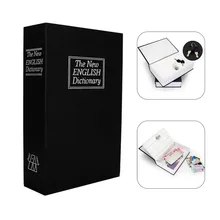 Dictionnaire Mini coffre-fort livre argent caché Secret sécurité coffre-fort serrure argent comptant monnaie stockage bijoux clé casier pour enfant cadeau