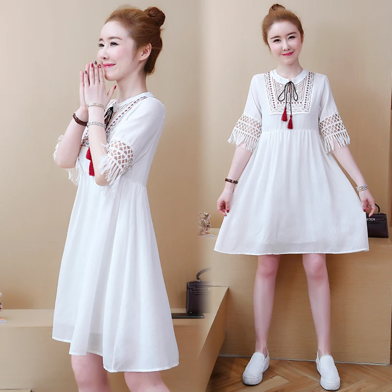 mexican flower dress