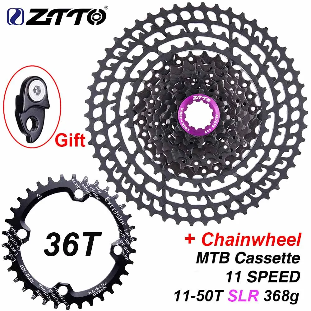 36T 11s50t Black Ztto MTB 11 скоростной SLR 11-50T велосипедная кассета 11s Сверхлегкий ЧПУ красочные звездочки для горного велосипеда HG Hub XX1 gx m9000 - Цвет: 36T 11s50t Black