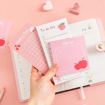 

Cute Colorful Happy Bear Pocket Memo Pad To Do List Paper Notes 50 Sheets