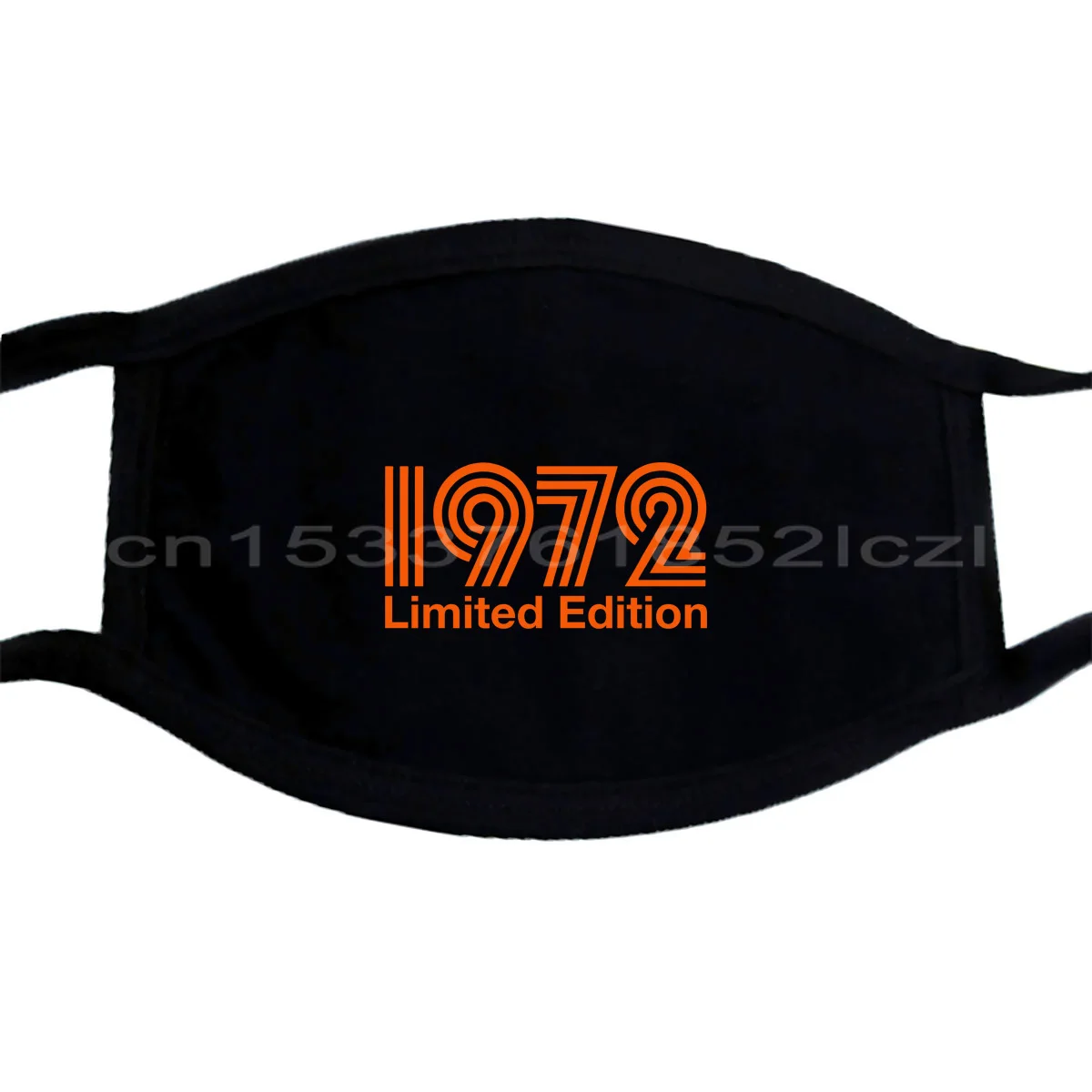 Лимитированный выпуск 1972 крутые маски с оранжевым текстом всех размеров # черная