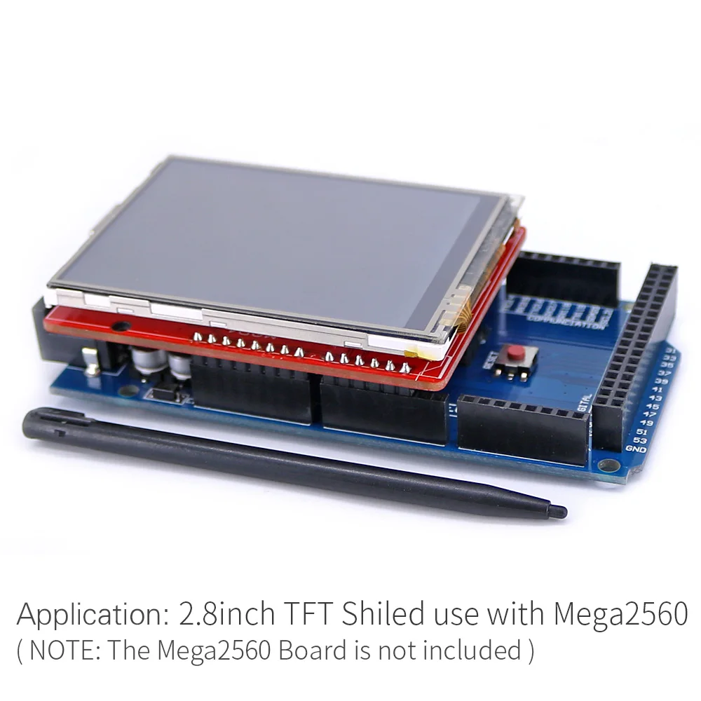 arduino 2.8 tft lcd touch shield code made in china