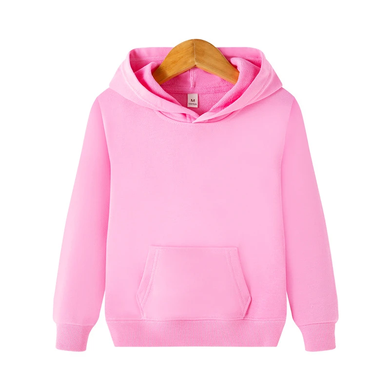 Chándal liso Unisex para niños y niñas, Sudadera con capucha acolchada de lana, jersey para correr, abrigo de trabajo de 1 a 11 Sudaderas con capucha y sudaderas| - AliExpress