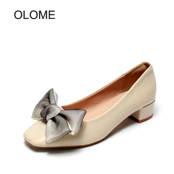 

2020 Summer New Shoes Women Fashion Heel shoes Elegant Ladies Pumps Female Footware with Bow Sweet Chaussures zapatos de mujer