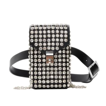 

bags for women 2020 fashion High quality diamond inlaid Mini women's messenger mobile phone bag sac a main femme shoulder bag