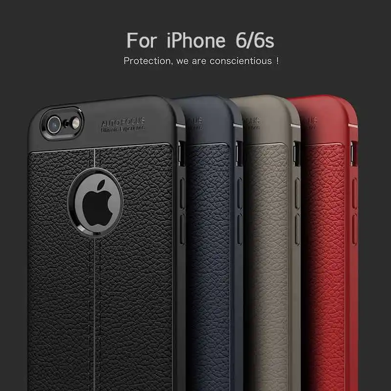 

Mokoemi Lichee Pattern Shock Proof Soft sFor iPhone 6 6s Case For iPhone 6s 6 Plus Cell Phone Case Cover