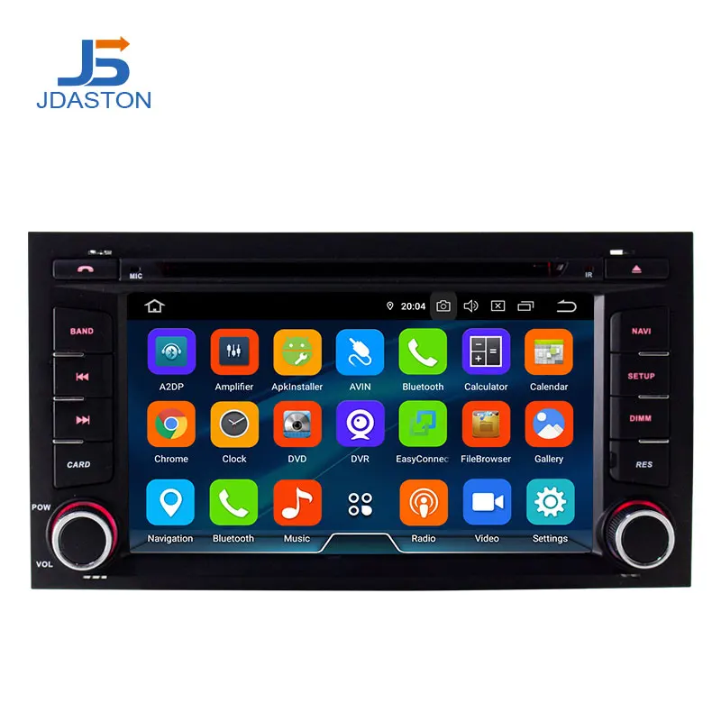 JDASTON 1 DIN Android 9,0 Автомагнитола для Seat Leon wifi gps навигация Авто аудио автомобильный DVD мультимедийный плеер DSP