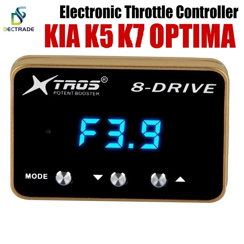 Dectrade Car Electronic Throttle Controller Racing Accelerator Potent Booster For Kia K5 K7 Optima Tuning Parts 8 Drive