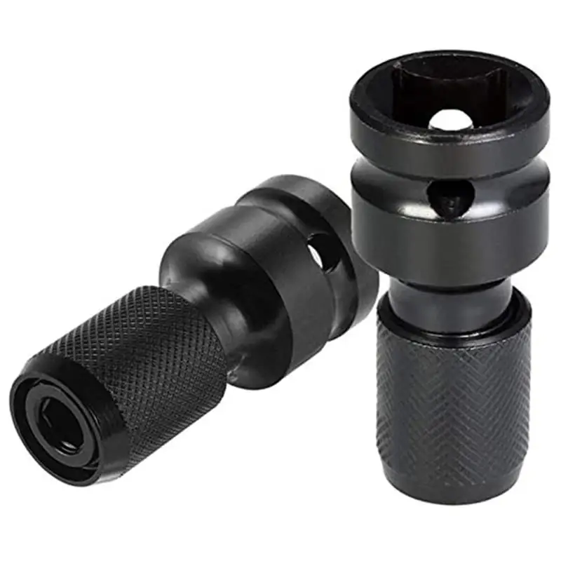 1/2 Inch Square To 1/4 Hexagonal Ratchet Socket Wrench Adapter Set Drive Converter Multi-Function Impact Tool | Инструменты