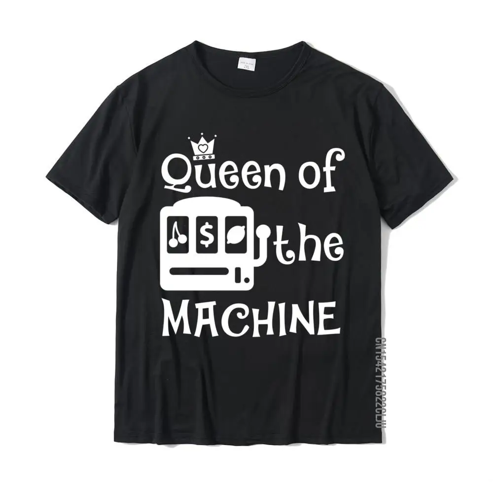 T-Shirt Da Gioco Slot Machine Queen T-Shirt Da Uomo Di Marca Summer Top Shirt T-Shirt In Cotone Alla Moda