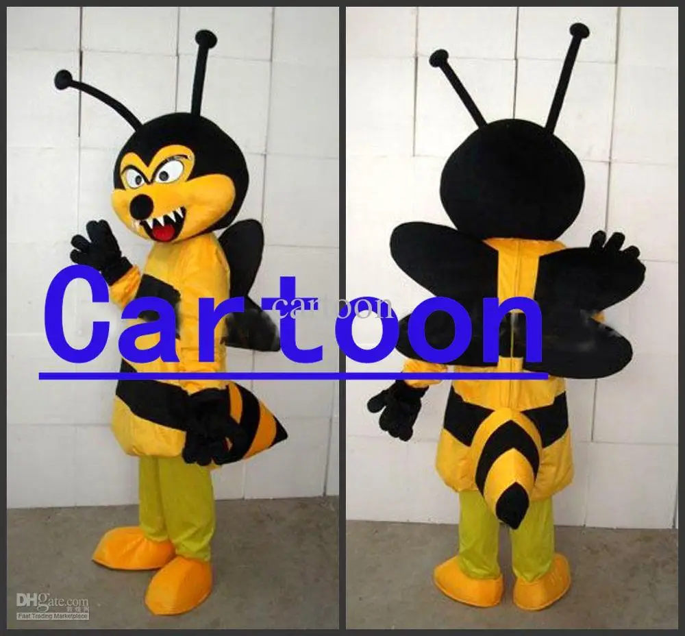 Classic Version customized plush Hornet Mascot Costume Adult Halloween Birthday party cartoon Apparel Cosplay Costumes