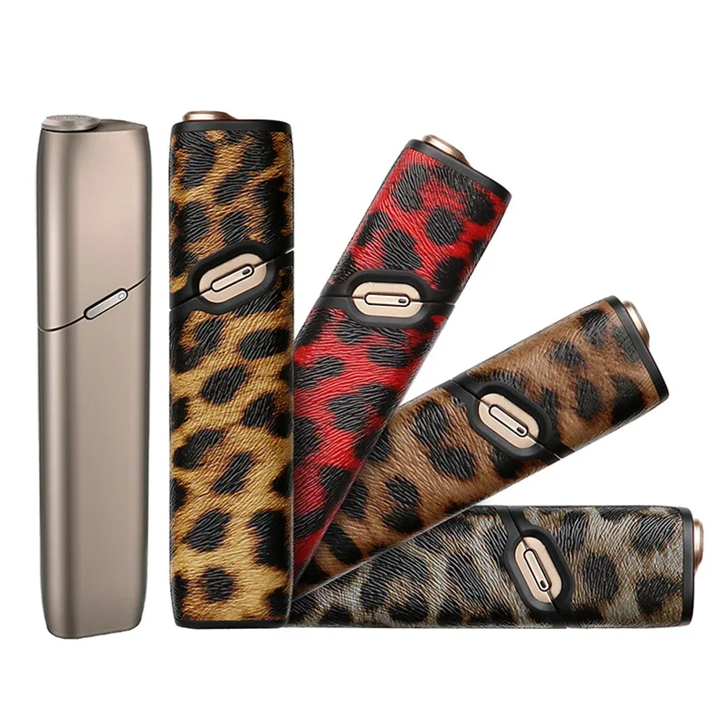 

JINXINGCHENG 4 Colors Leopard Bag for Iqos Multi 3.0 Case Leather Cover Pouch for Iqos 3 Multi Holder Box Accessories