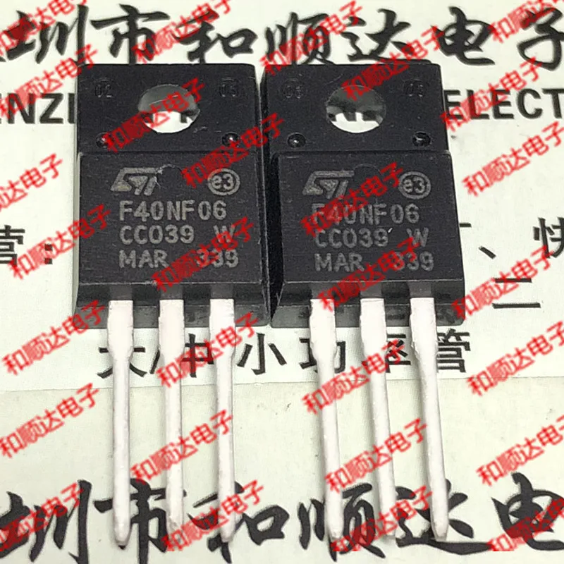 5 шт./F40NF06 STF40NF06 TO-220F 60V 23A TO220F