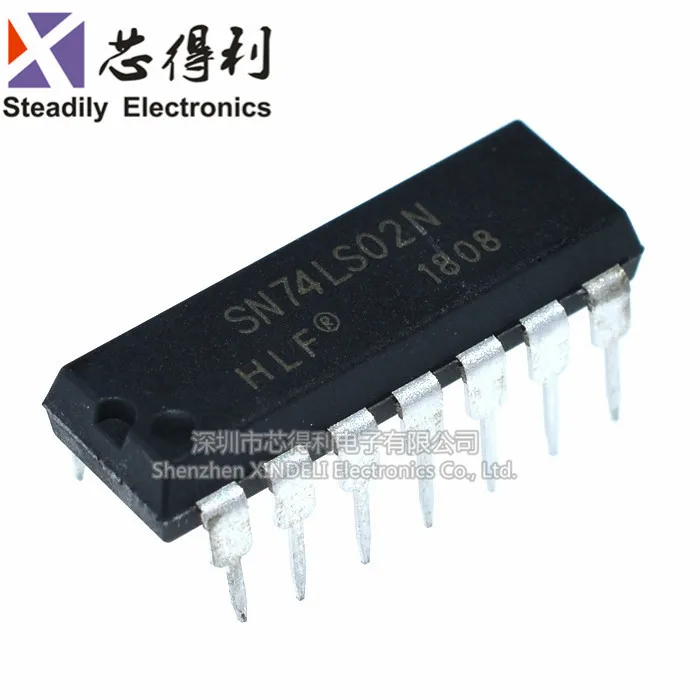 10 шт./лот Новый SN74LS02N Quad 2-вход включительно-или-Gate DIP14 74LS02 | Электронные компоненты