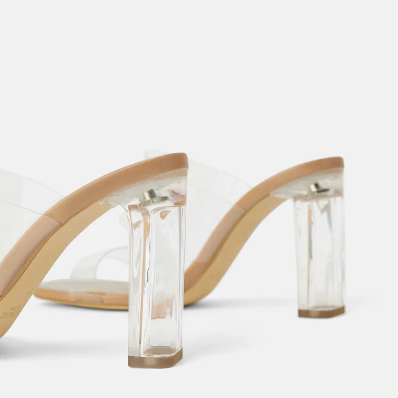 LMCAVASUN/ г.; Брендовая женская обувь; сандалии с открытым носом и кристаллами; женские босоножки на высоком прозрачном каблуке; шлепанцы; туфли-лодочки