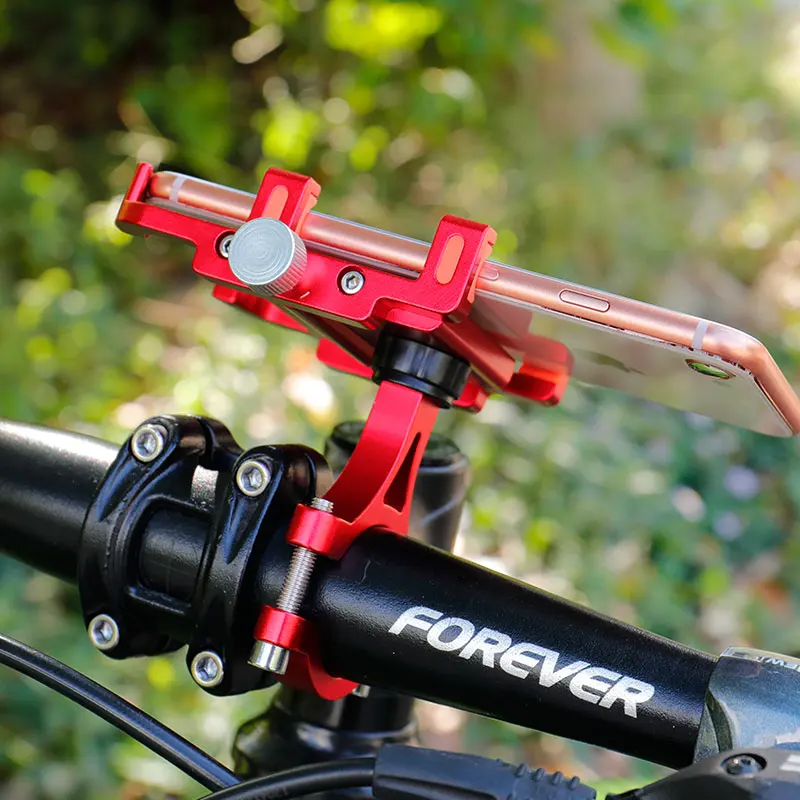  Deemount Robust Fahrrad Motorrad Telefon Halterung Lenker Rack 360D Rotation GPS Halter Halterung E