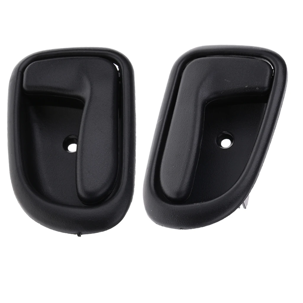 Black Left + Right Interior Car Door Handles Interior Door Handle For Toyota Corolla 93 -97