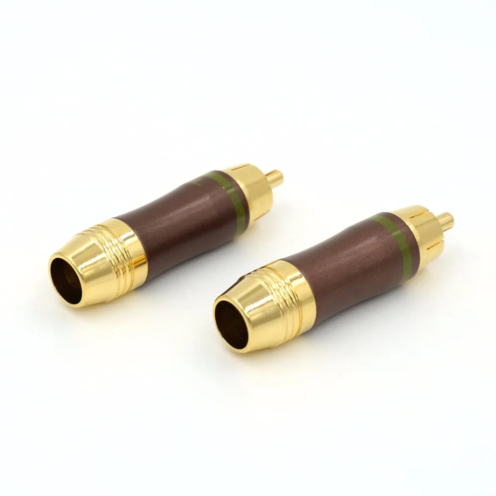 HIFI 4 шт. разъем RCA аудиокабель коаксиальный кабель позолоченный Аудио