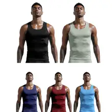 Быстросохнущий мужской жилет для бега, тренировочная Мужская футболка без рукавов, тренировочный спортивный костюм, высокоэластичные колготки, мужские топы для спортзала