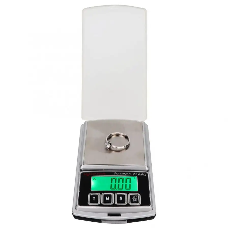Bascula Cocina 200 г/0,01 г ЖК Портативный Мини Карманные электронные весы для измерения веса баланс Pesas
