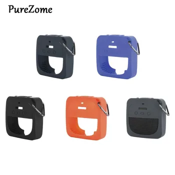 

Portable Soft Silicone Case Shockproof Protective Cover Sleeve Protector with Carabiner for Soundlink Micro Bluetooth Speaker
