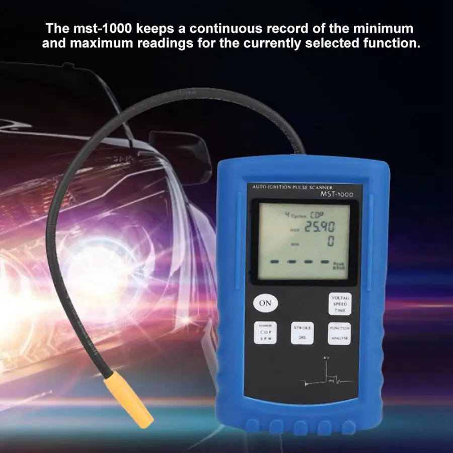 Ignition Spark Tester Coil Test MST-1000 Automobile KVOL