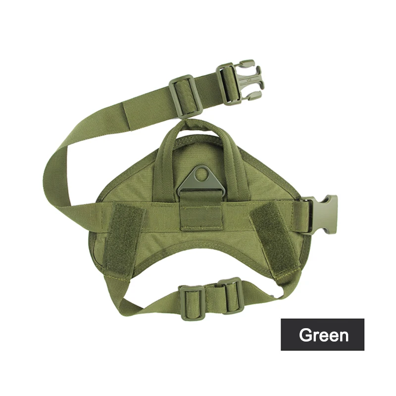 Камуфляжный жилет для собак K9 TF3, военный тактический жилет для службы, собачий патруль, домашний боевой жилет с ручкой, для тренировок на открытом воздухе - Цвет: Green