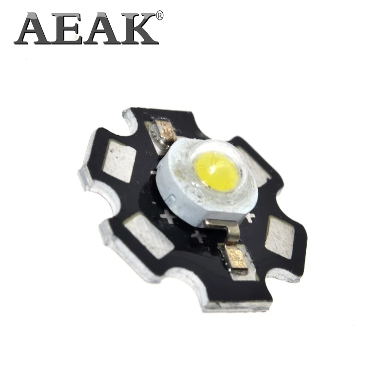 AEAK 10 шт. настоящий оригинальный Epistar чип 3 Вт светодиодные лампы Диоды лампа 220lm 240lm