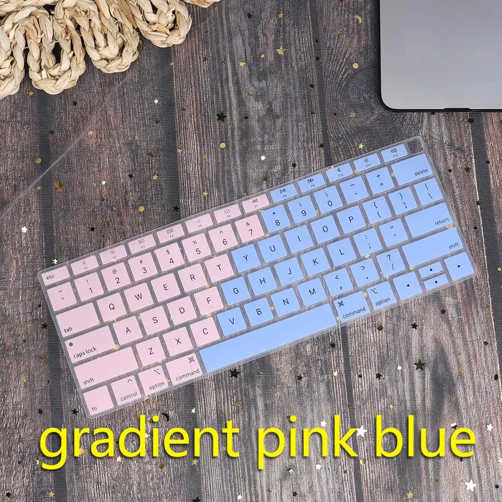 Чехол для клавиатуры с английской и испанской раскладкой Macbook Air 13 2019 2020 A2179 A1932