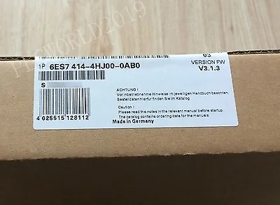 Siemens 6ES7414-4HJ00-0AB0 SIMATIC S7 400H CPU414 4H модуль процессора