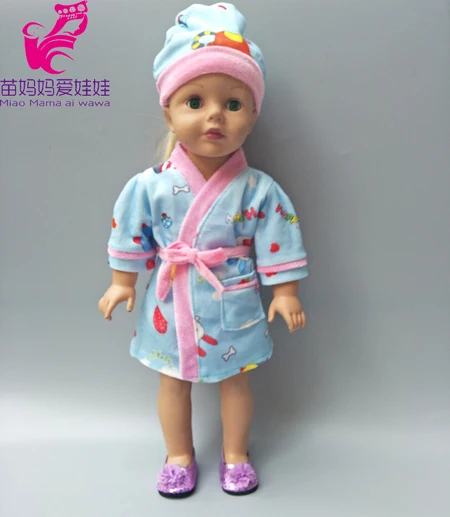 Одежда для куклы 18 дюймов пальто джинсовое платье подходит кукол 43 см игрушки