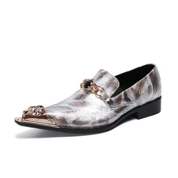 

Man Loafers Steel Toe Leisure Japanese Style Leather Shoes Cow Leather Slip-on Rubber Solid Genuine Leather Full Grain Leather