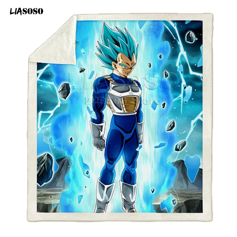 Dragon ball Гоку диван в стиле аниме путешествия молодежное постельное белье Узорчатое набивное одеяло покрывало для мальчика девочки путешествия одеяло квилт для софы - Цвет: 27