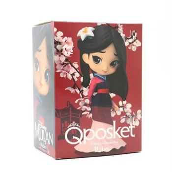 

Disney Qposket Hua Mulan Big Eyes Doll Cake Decoration Boxed Hand-made Model Boutique Collection Gift Home Decoration