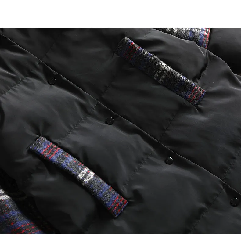 5xl зимняя женская куртка слегка большого размера плюс, одежда для женщин, уменьшающая возраст, иностранный стиль, обтягивающее свободное хлопковое пальто с капюшоном 8567