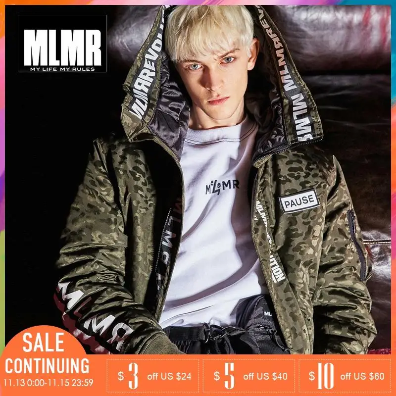 MLMR 2019 Новая мужская и женская камуфляжная Повседневная хлопковая куртка с