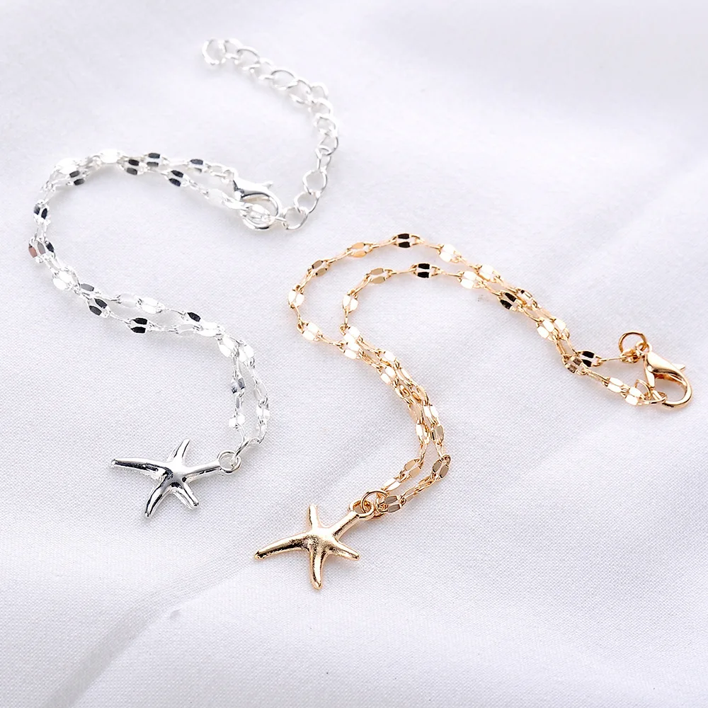 

Europe And America Accessories New Style AliExpress Popular Simple Starfish Anklet