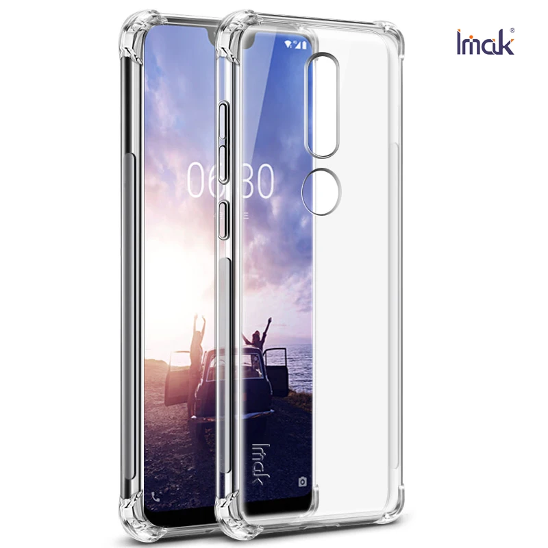 

For Nokia 8.1 Case Crystal Cover Coque Nokia 6.1 Plus Case Silicon Clear Back Shell Nokia8.1 Cover Nokia6.1 6.1Plus 360 Protect