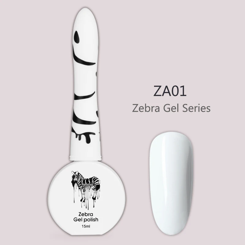 15 мл Зебра гель для ногтей 72 цвета долговечный впитывающий гель для ногтей маникюрный лак дизайн ногтей Эмаль Гель лак - Цвет: ZA01