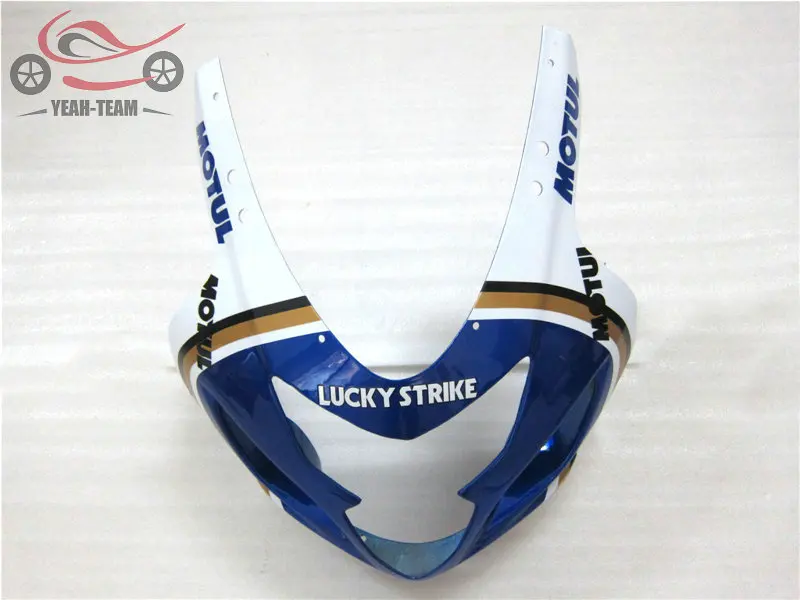 Китайский обтекатель комплект для Suzuki K4 GSXR750 04 05 GSXR 600 750 2004 2005 Белый Синий Обтекатели кузова