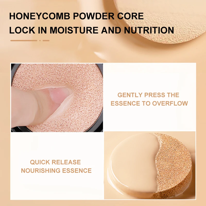 Air Cushion BB Cream Foundation Concealer For Face Makeup Comestics Make Up Compact