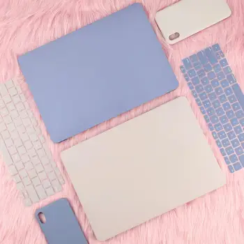 

Leather/Cloth Case For Macbook Air 13 2020 A2338 M1 A2179 A2337 A1932 Pro 13 15 2019 A2159 A1466 A1708 Hard Cover+Keyboard Cover