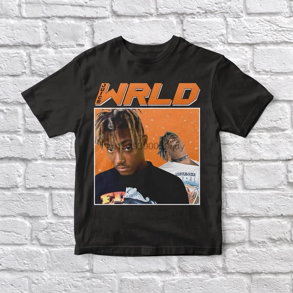 Музыкальная футболка Juice Wrld 90 стильная Тройная | Мужская одежда