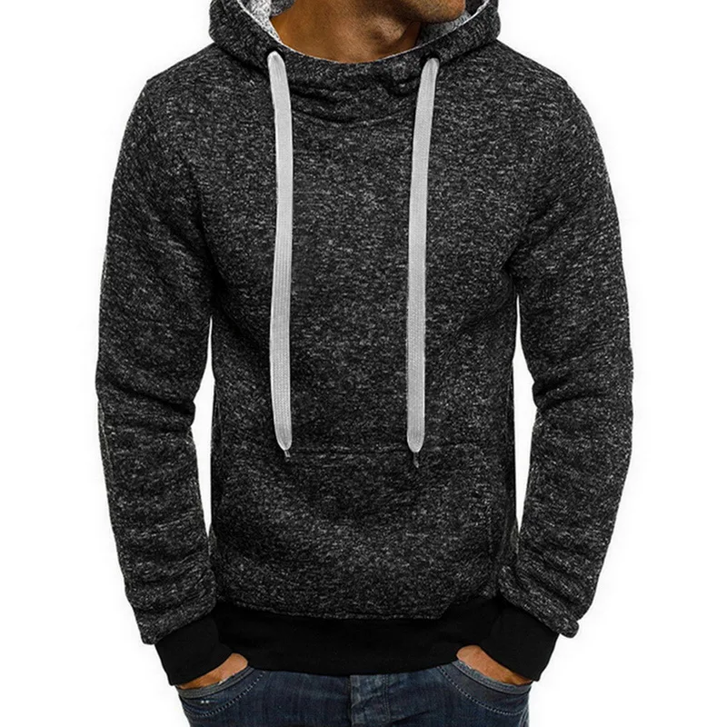 

Autumn Winter Solid Hoodies 2019 Men Casual Tracksuits Hip Hop Coat Pullover Sweatshirt Men Hoodies Moleton Masculino Top