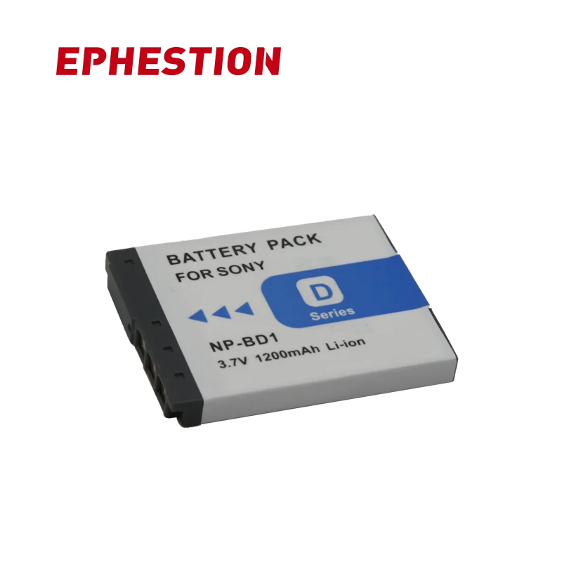 EPHESTION NP-BD1 NP-FD1 NP BD1 FD1 батарея для камеры SONY DSC T300 TX1 T900 T700 T500 T200 T77 T90 батареи Sony |
