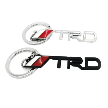 

Car Key Ring Keychain For Toyota TRD Logo Camry PRIUS REIZ COROLLA EZ PRODO VENZA HIGHLANDER RAV4 Accessories Badge Key Holder