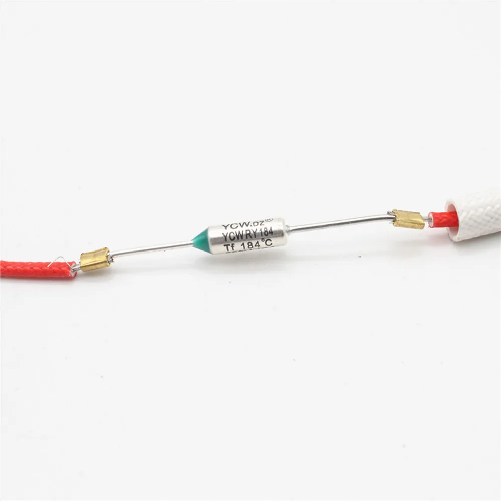 5PCS Universal Thermal Fuses 10A 250V 184°C For Rice Cooker Temperature