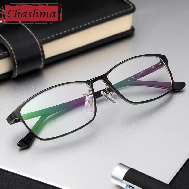 Chashma мужские очки по рецепту для мужчин полная оправа Близорукость Оптические выпускные линзы очки